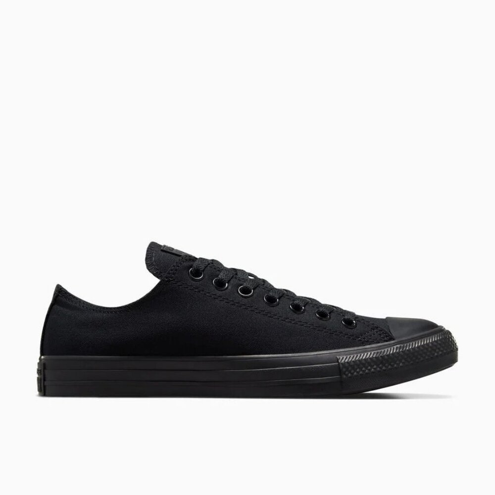 CONVERSE All Star Black Unisex Low Top Chuck Taylor Sneaker Shoes 9 Womens 7 Men